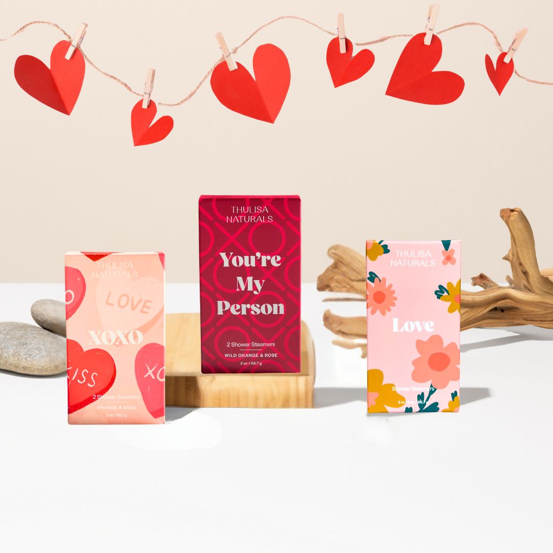XOXO Valentine's Day Shower Steamer Duo - ThulisaNaturals