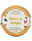 Spiced Orange & Cranberry Travel Soap & Tin - ThulisaNaturals