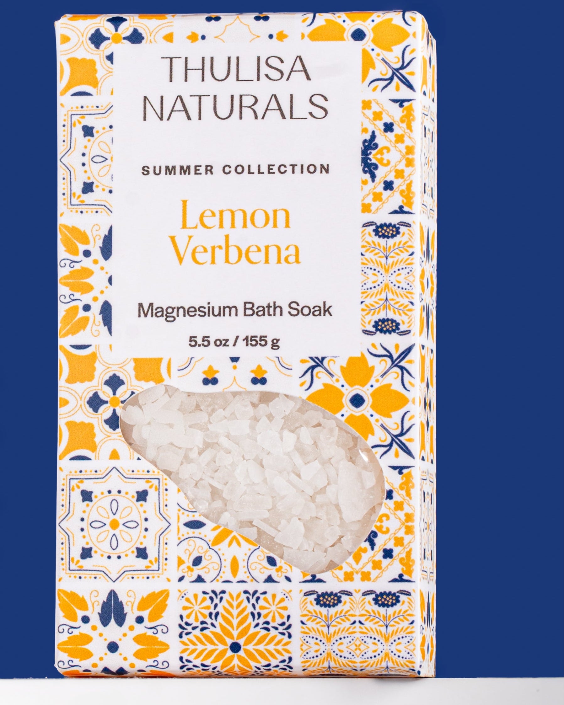 Lemon Verbena Magnesium Bath Salt Soak - ThulisaNaturals