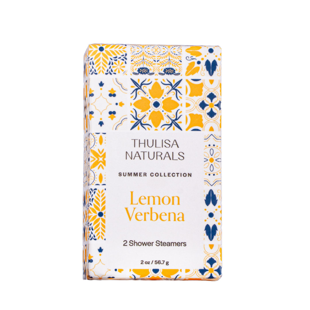Lemon Verbena Shower Steamer Duo - ThulisaNaturals