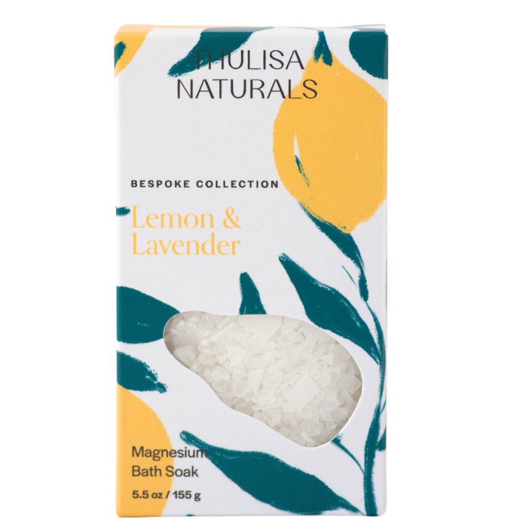 Lemon & Lavender Magnesium Bath Soak - ThulisaNaturals