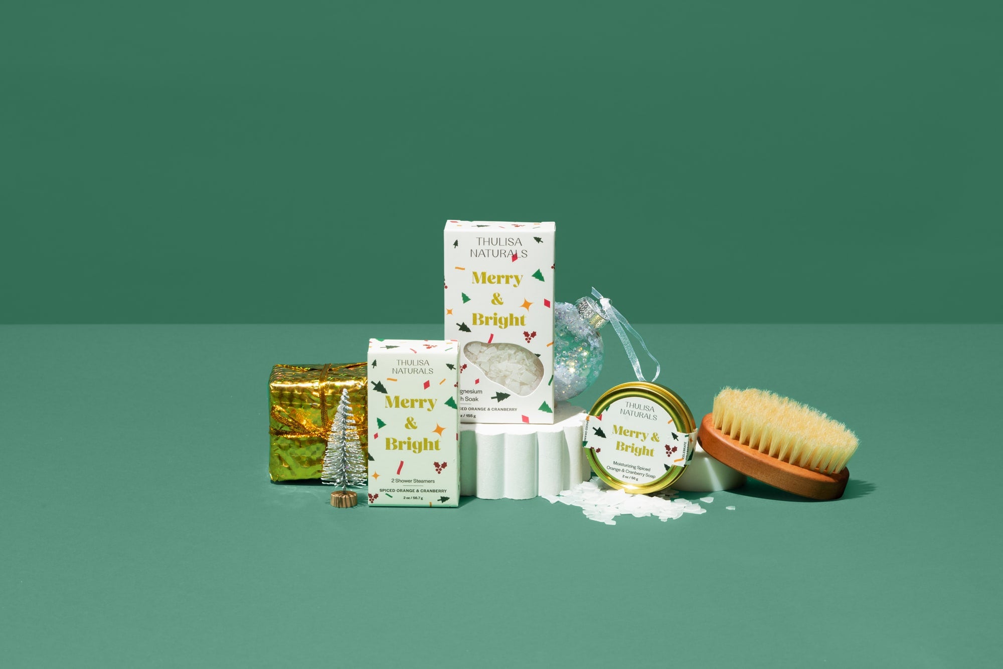Spiced Orange & Cranberry Travel Soap & Tin - ThulisaNaturals
