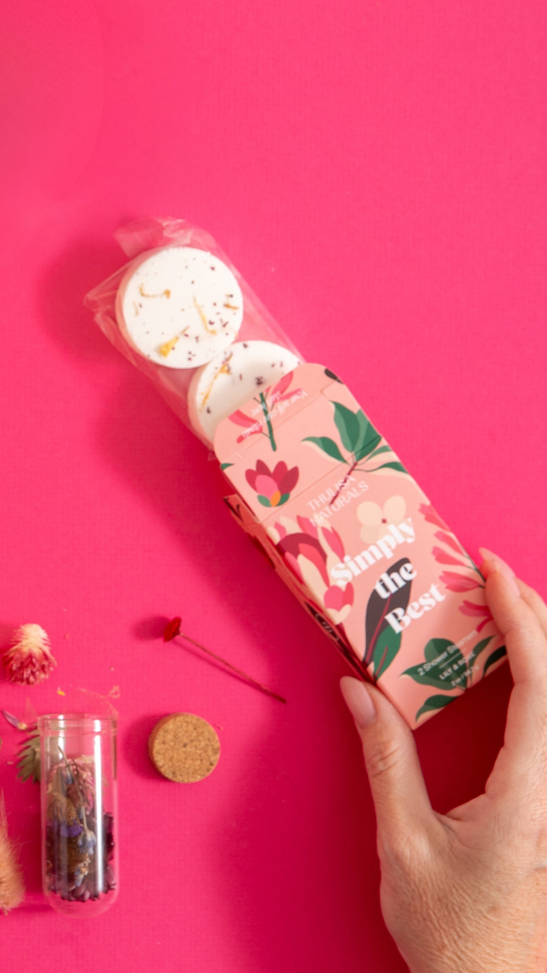 Rose + Lily Shower Steamers | 2 pack gift set - ThulisaNaturals