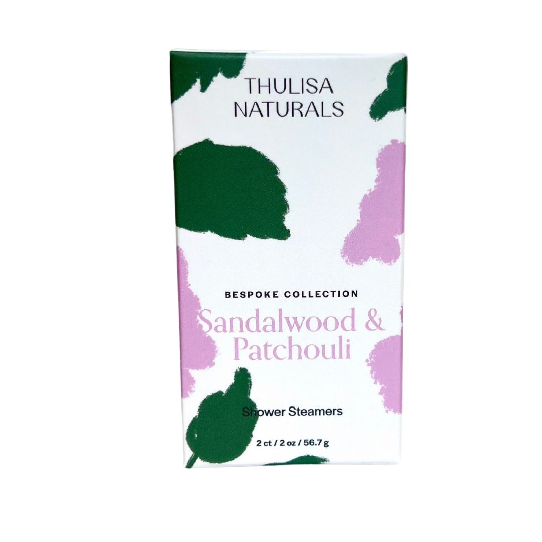 Sandalwood & Patchouli Duo Shower Steamers - ThulisaNaturals