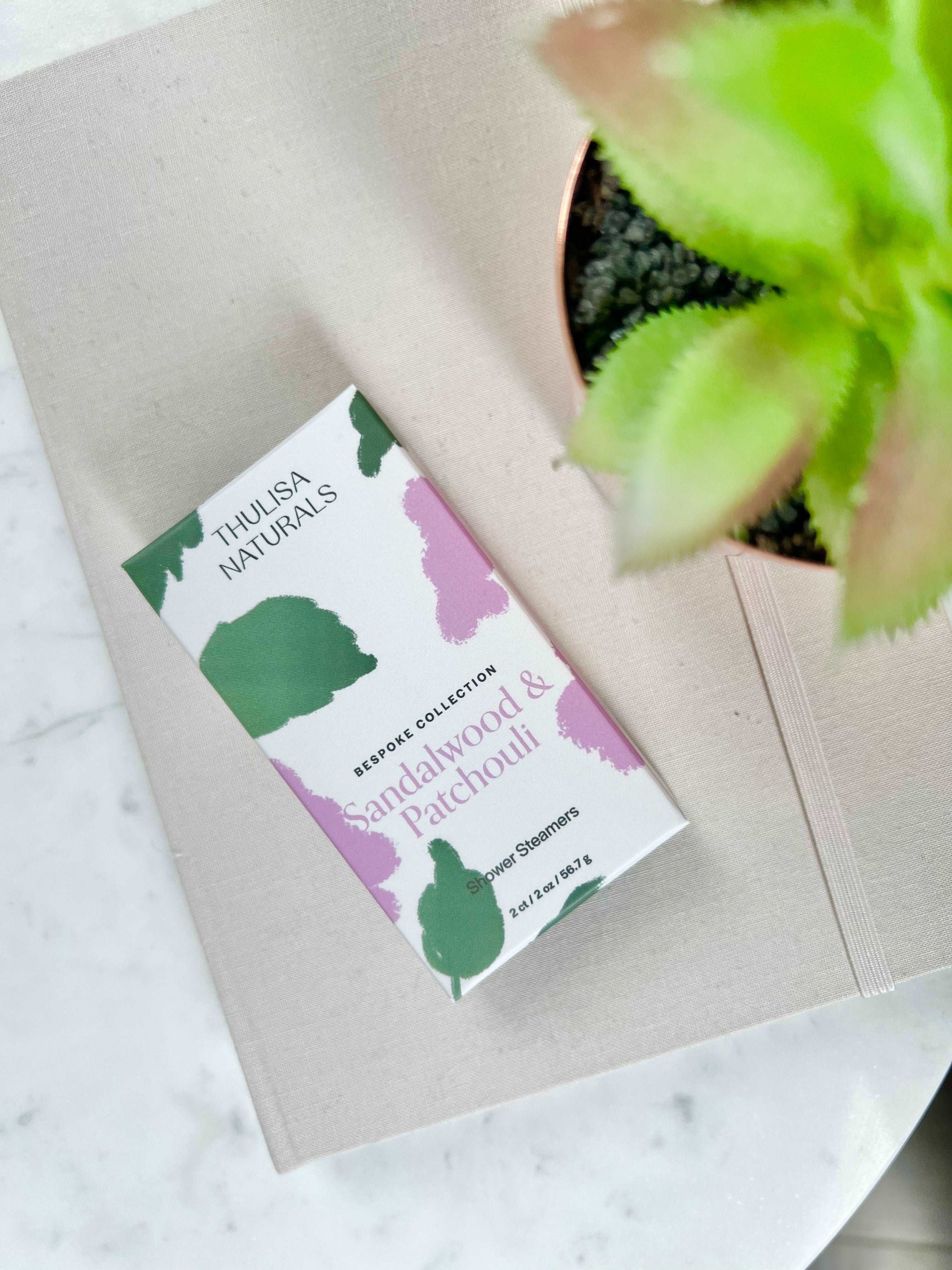 Sandalwood & Patchouli Duo Shower Steamers - ThulisaNaturals