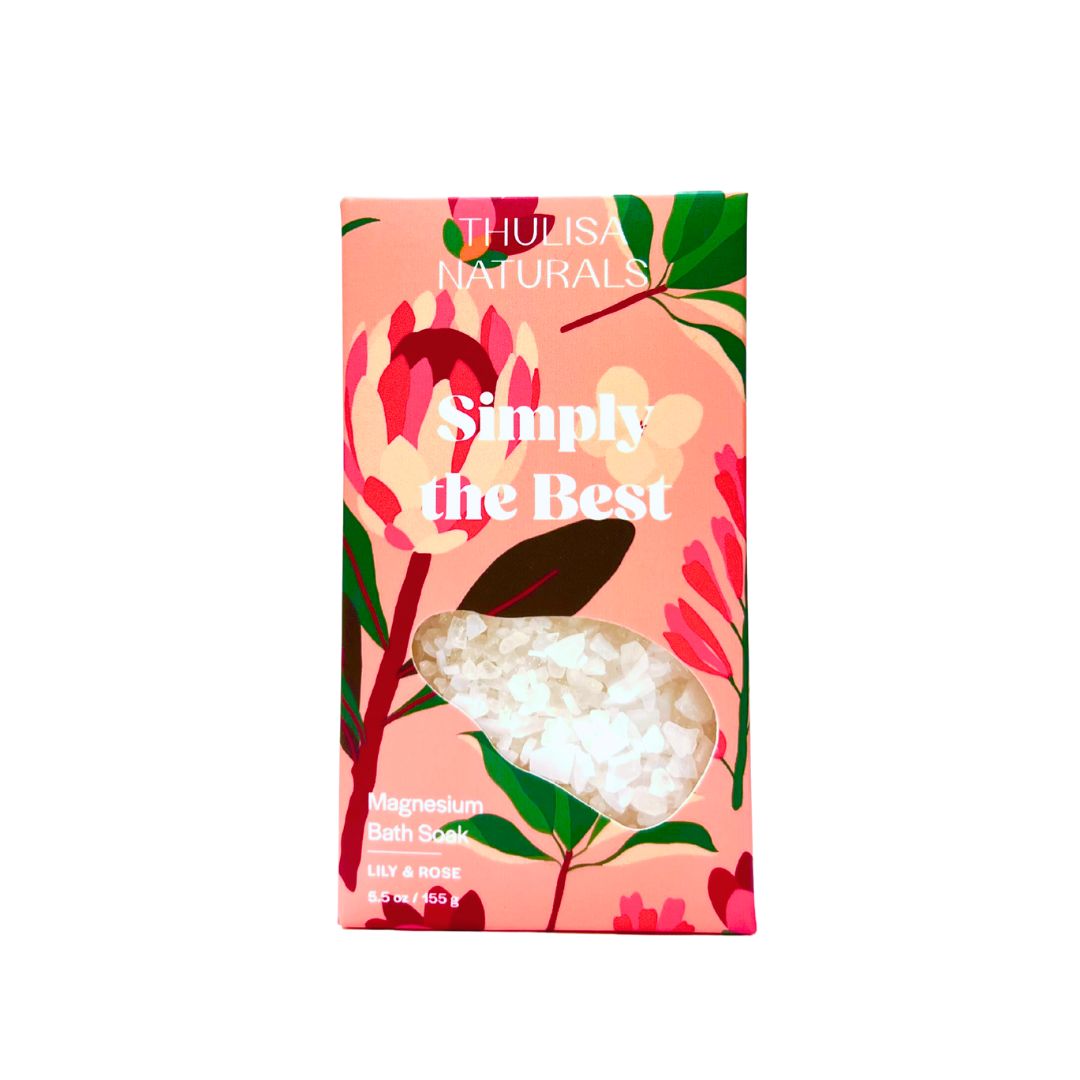 Lily and Rose Magnesium Bath Salt Soak - ThulisaNaturals