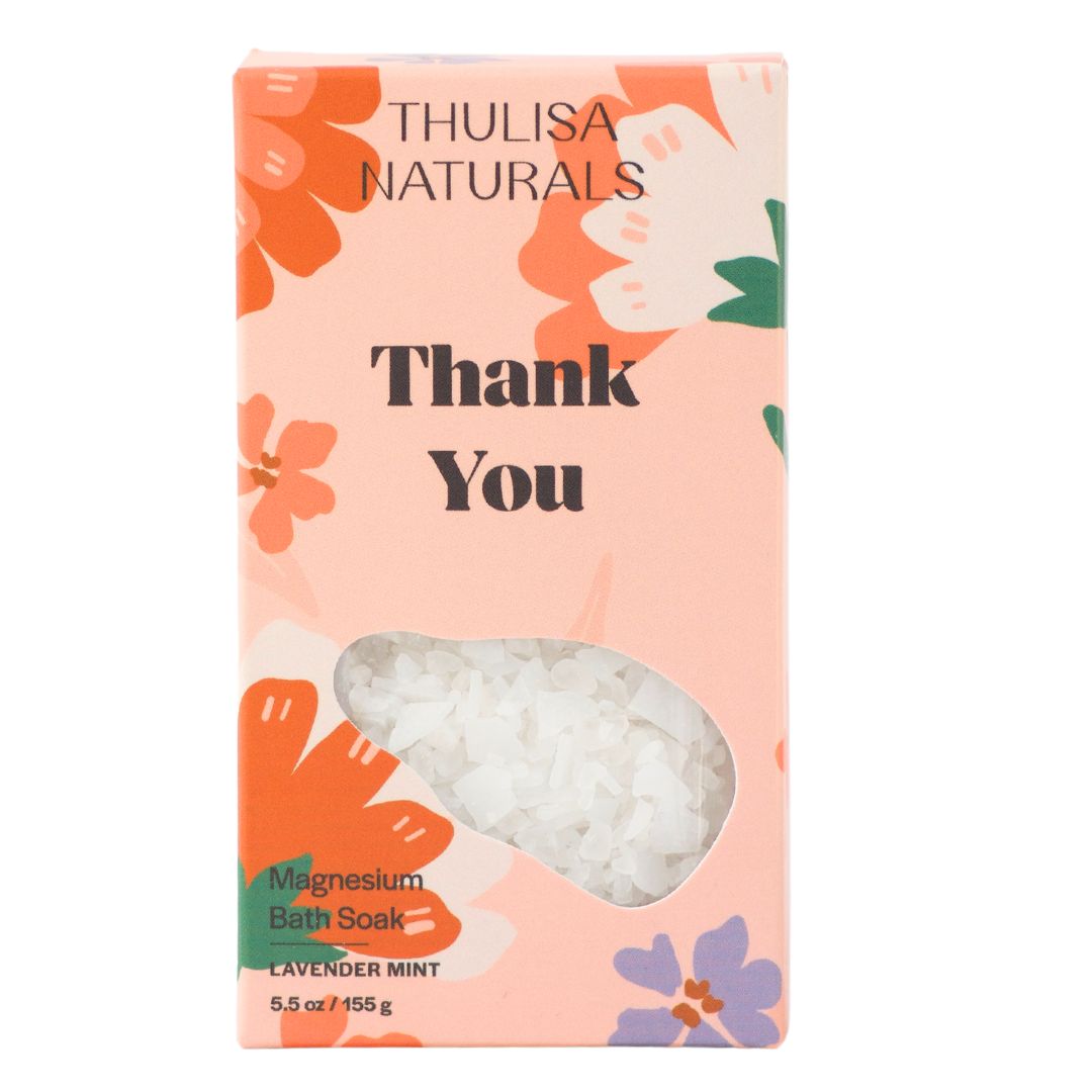 Thank You Lavender Mint Magnesium Bath Soak - ThulisaNaturals
