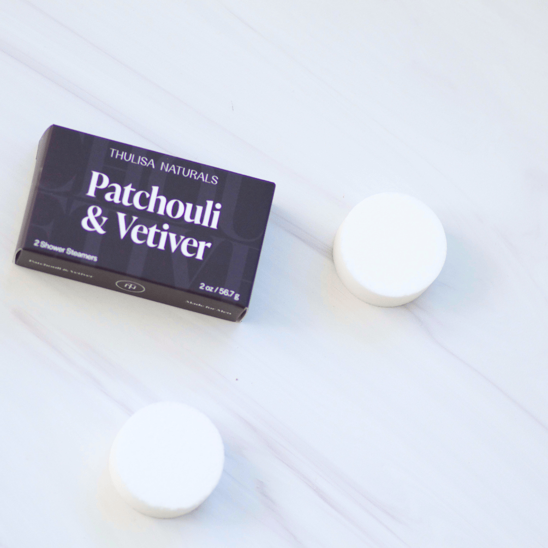Made for Men Patchouli Vetiver Shower Steamer Duo - ThulisaNaturals