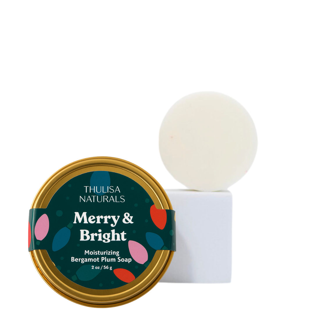 Bergamot + Plum Shea Butter Soap — Holiday Edition - ThulisaNaturals