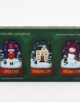 Holiday Shower Steamer Snow Globe Gift Set