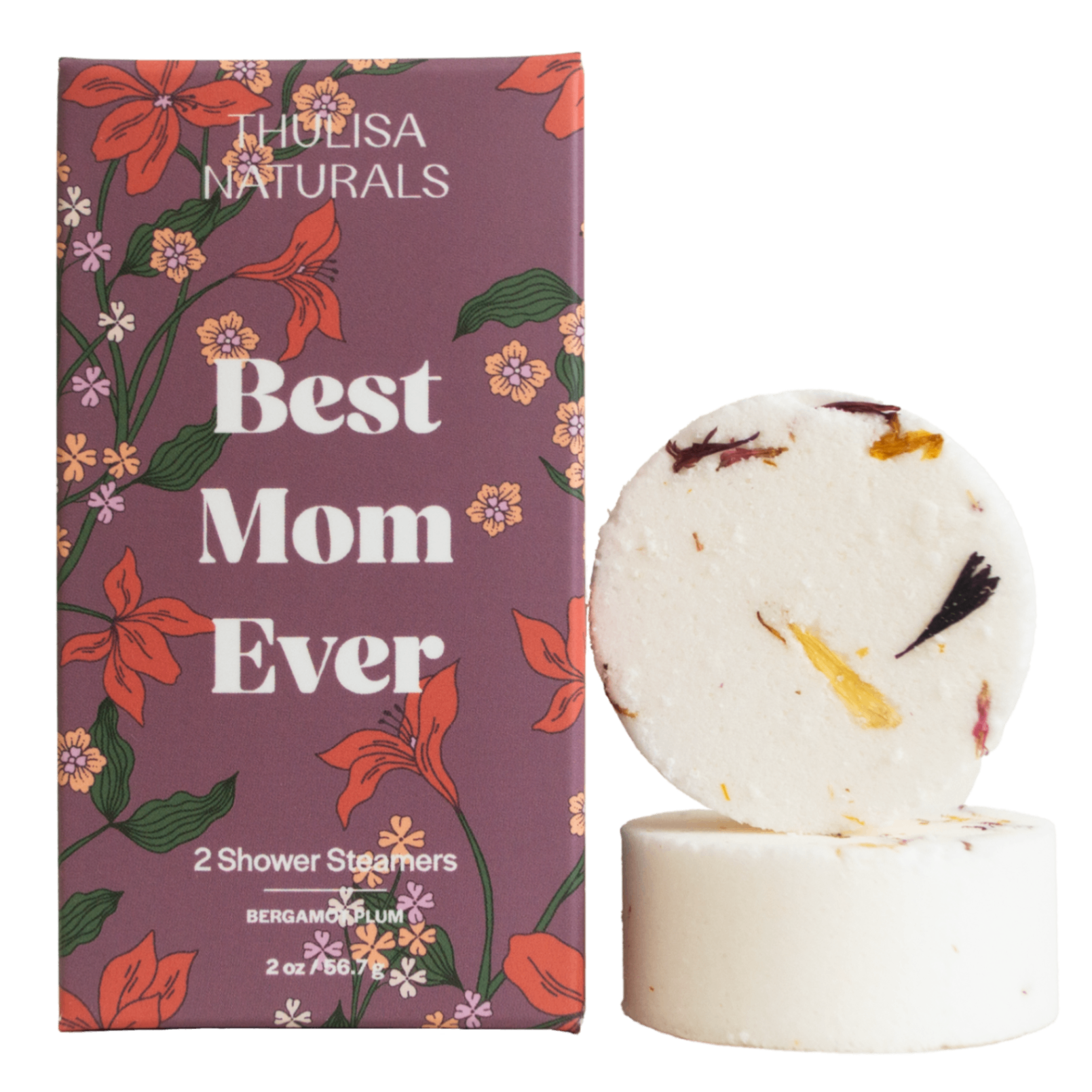 Best Mom Ever Bergamot Plum Shower Steamers - ThulisaNaturals