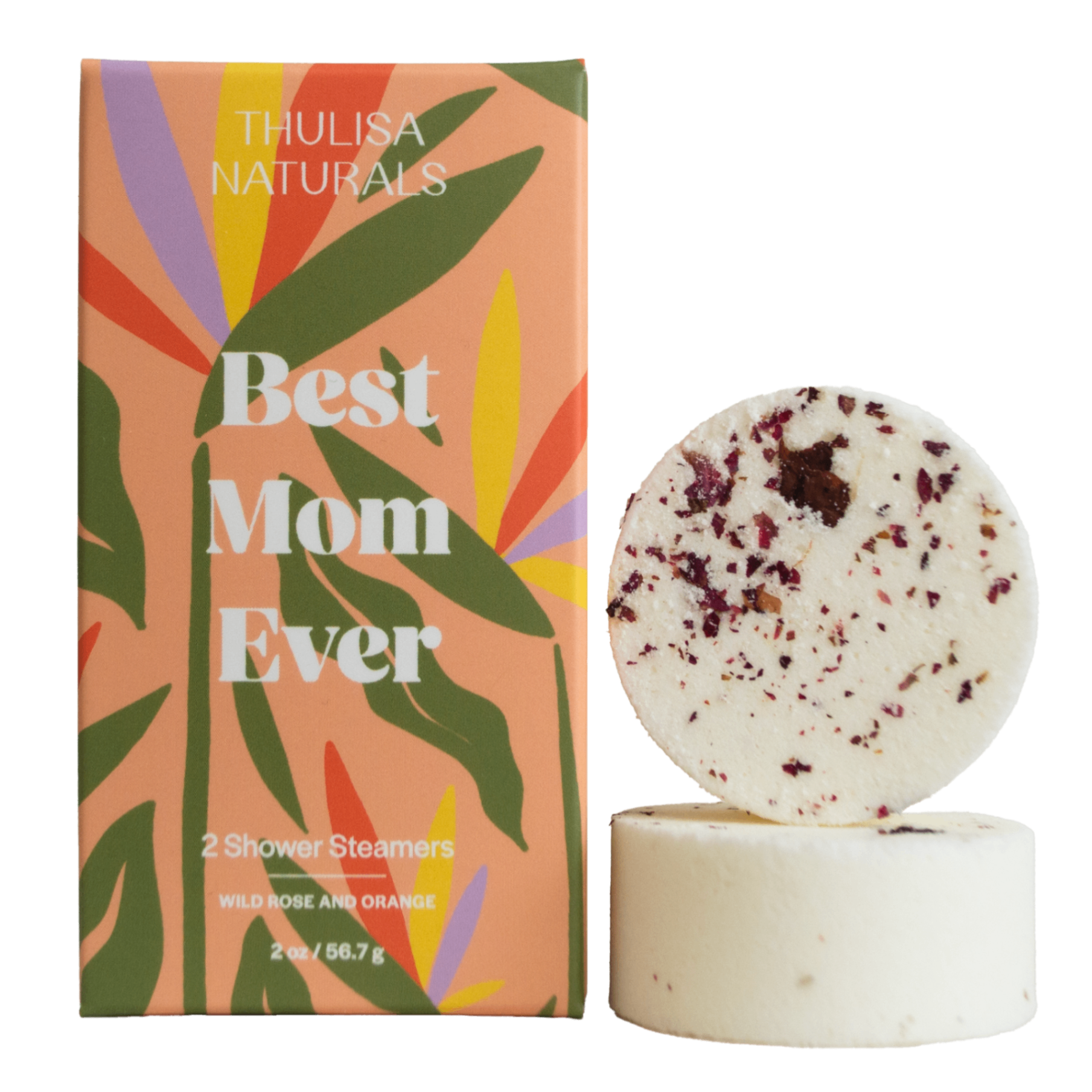 Mother's Day Orange and Rose Shower Steamer Gift Set - ThulisaNaturals
