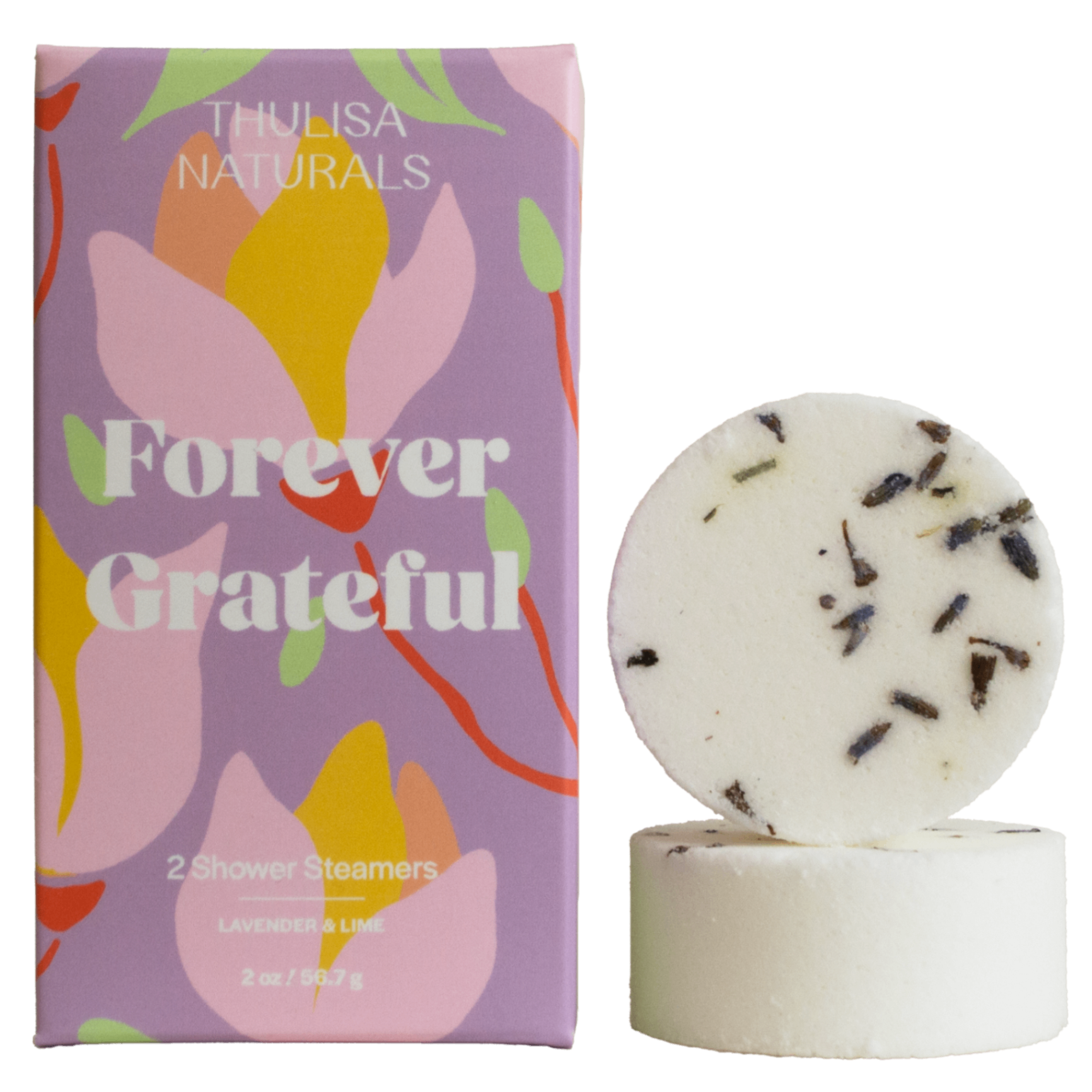 Mother's Day Forever Grateful Lavender Lime Shower Steamers - ThulisaNaturals