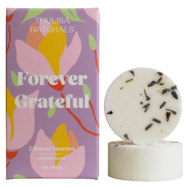 Mother's Day Forever Grateful Lavender Lime Shower Steamers - ThulisaNaturals