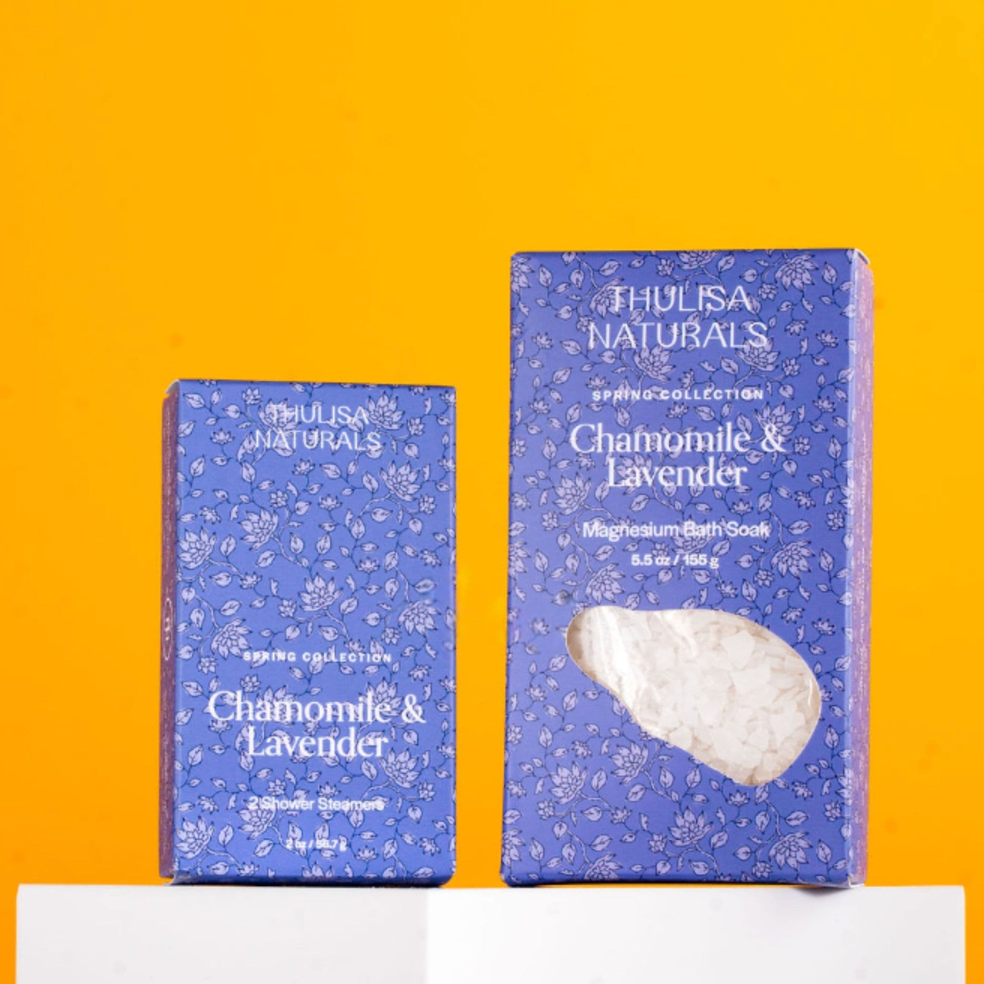 Chamomile & Lavender Shower Steamer Duo - ThulisaNaturals