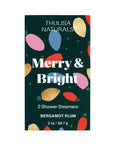 Bergamot + Plum Shower Steamers — A Sparkling Holiday Escape