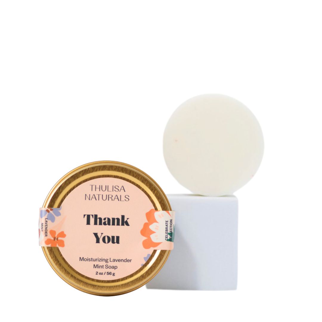 Shea Butter Hand + Body Travel Soap | Thank You