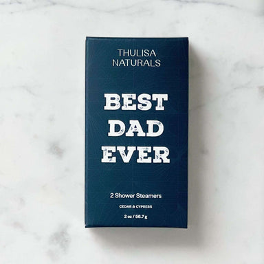 Best Dad Ever Cedar + Cypress Shower Steamers - Thulisa Naturals
