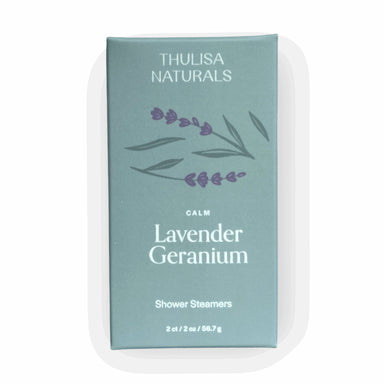 Calm Lavender Geranium Duo Shower Steamers - Thulisa Naturals