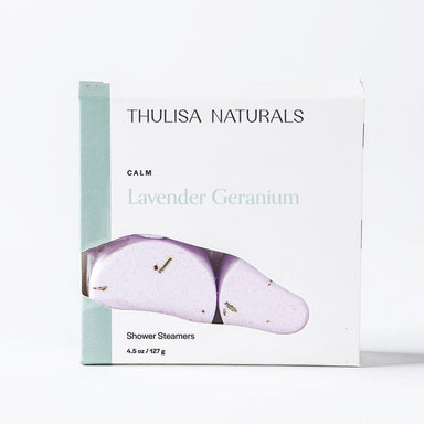 Calm Lavender Geranium Shower Steamers - Thulisa Naturals