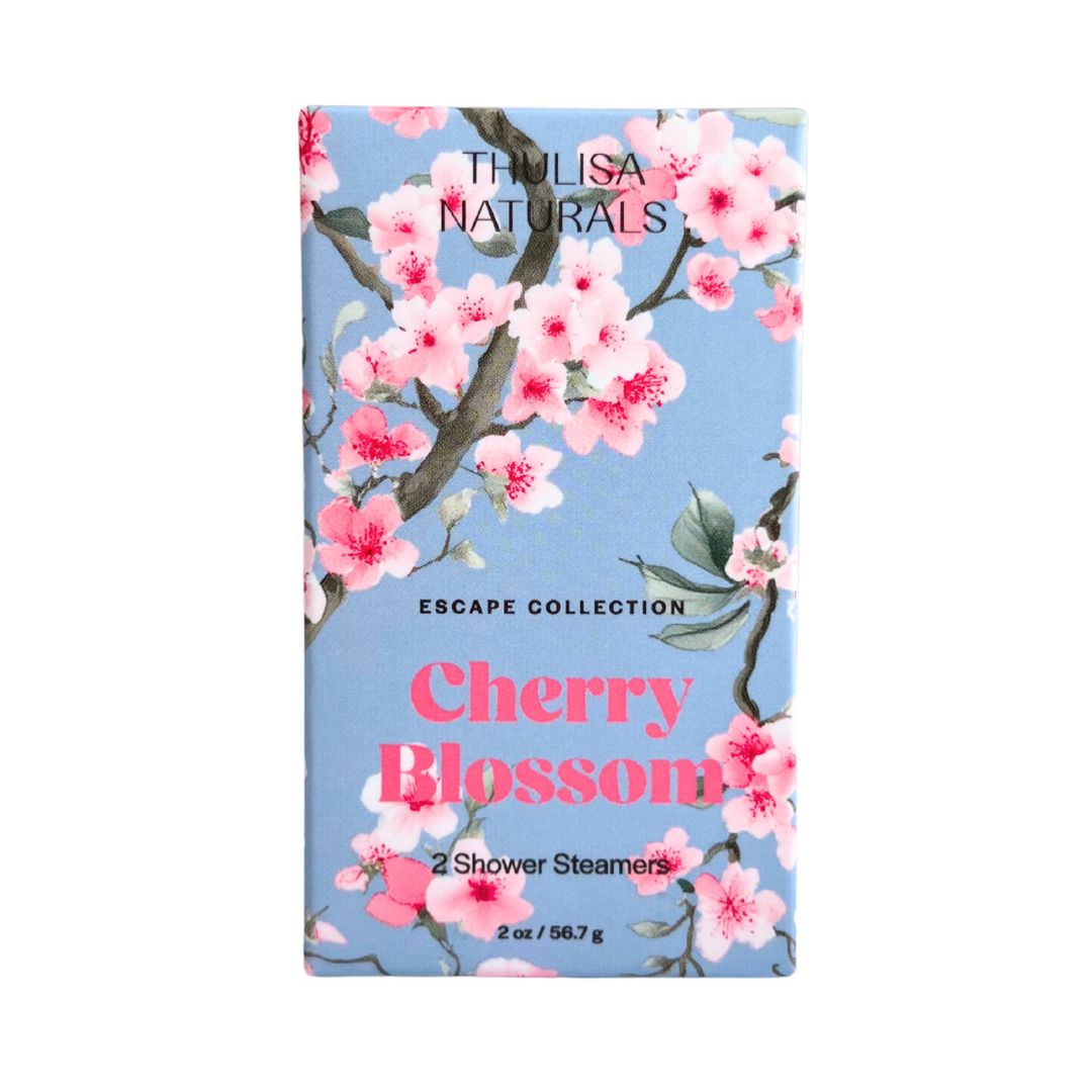 Cherry blossom shower steamer duo- Thulisa Naturals