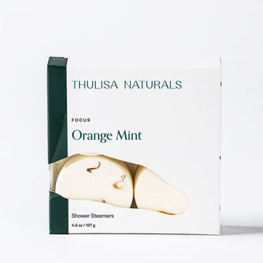 Focus Orange Mint Shower Steamers - Thulisa Naturals