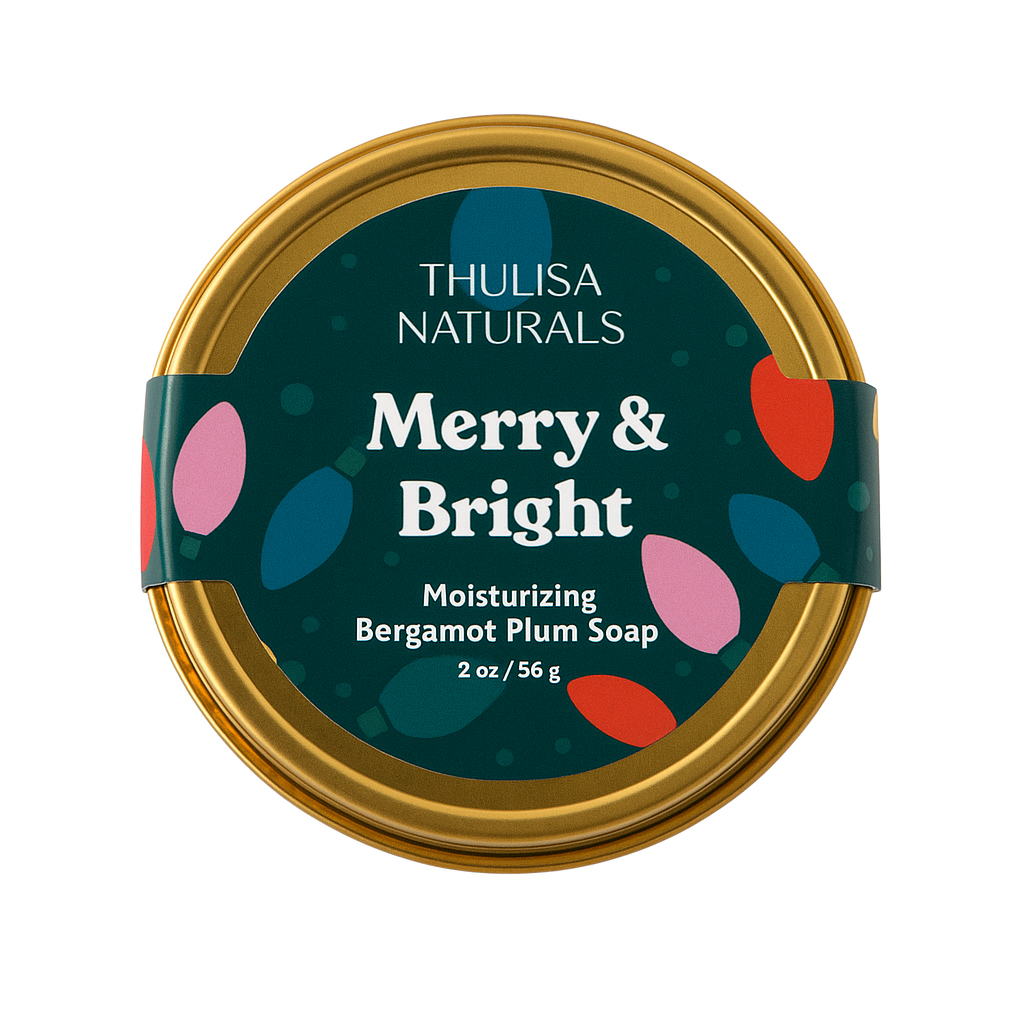 Bergamot + Plum Shea Butter Soap — Holiday Edition - ThulisaNaturals