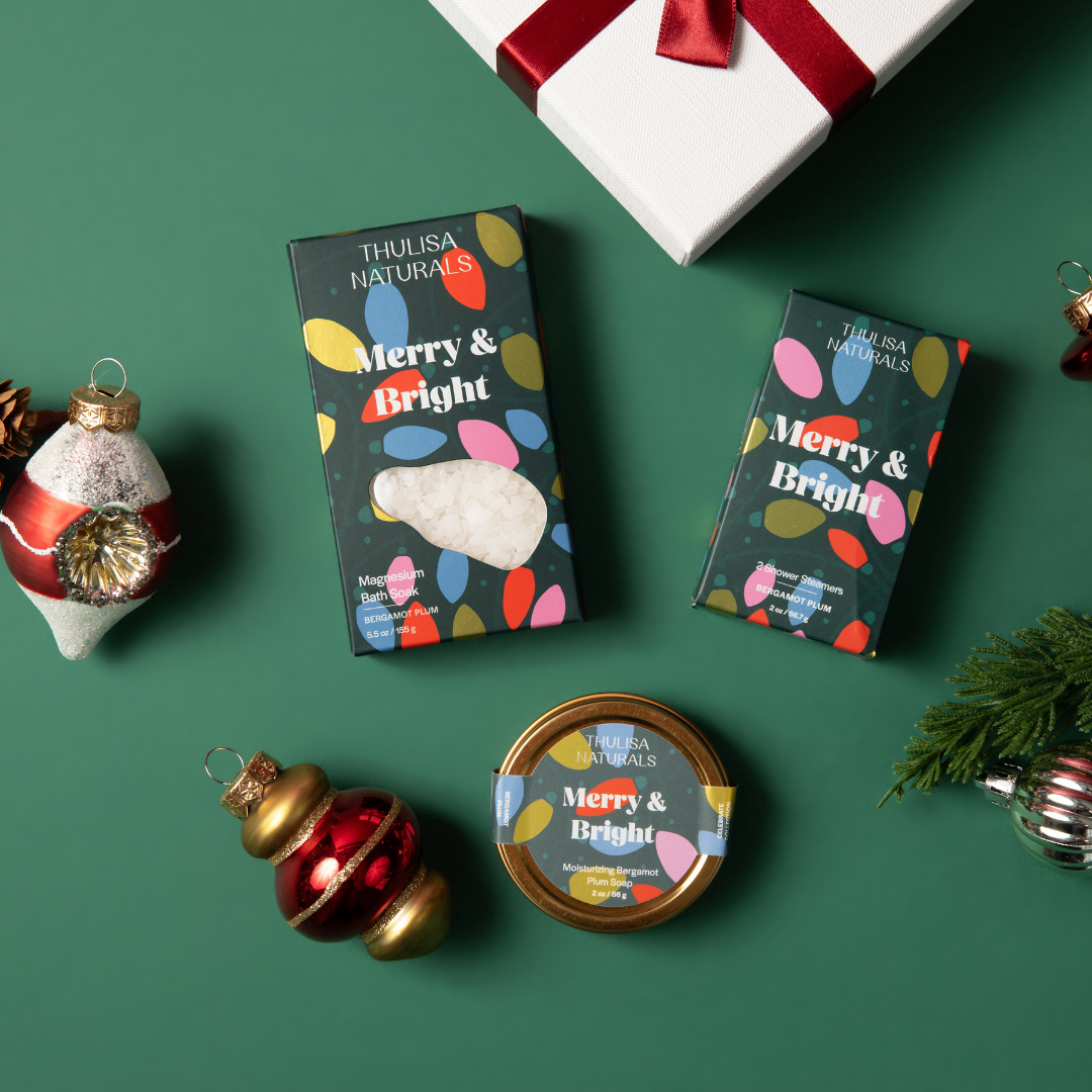 Bergamot + Plum Shower Steamers — A Sparkling Holiday Escape - ThulisaNaturals
