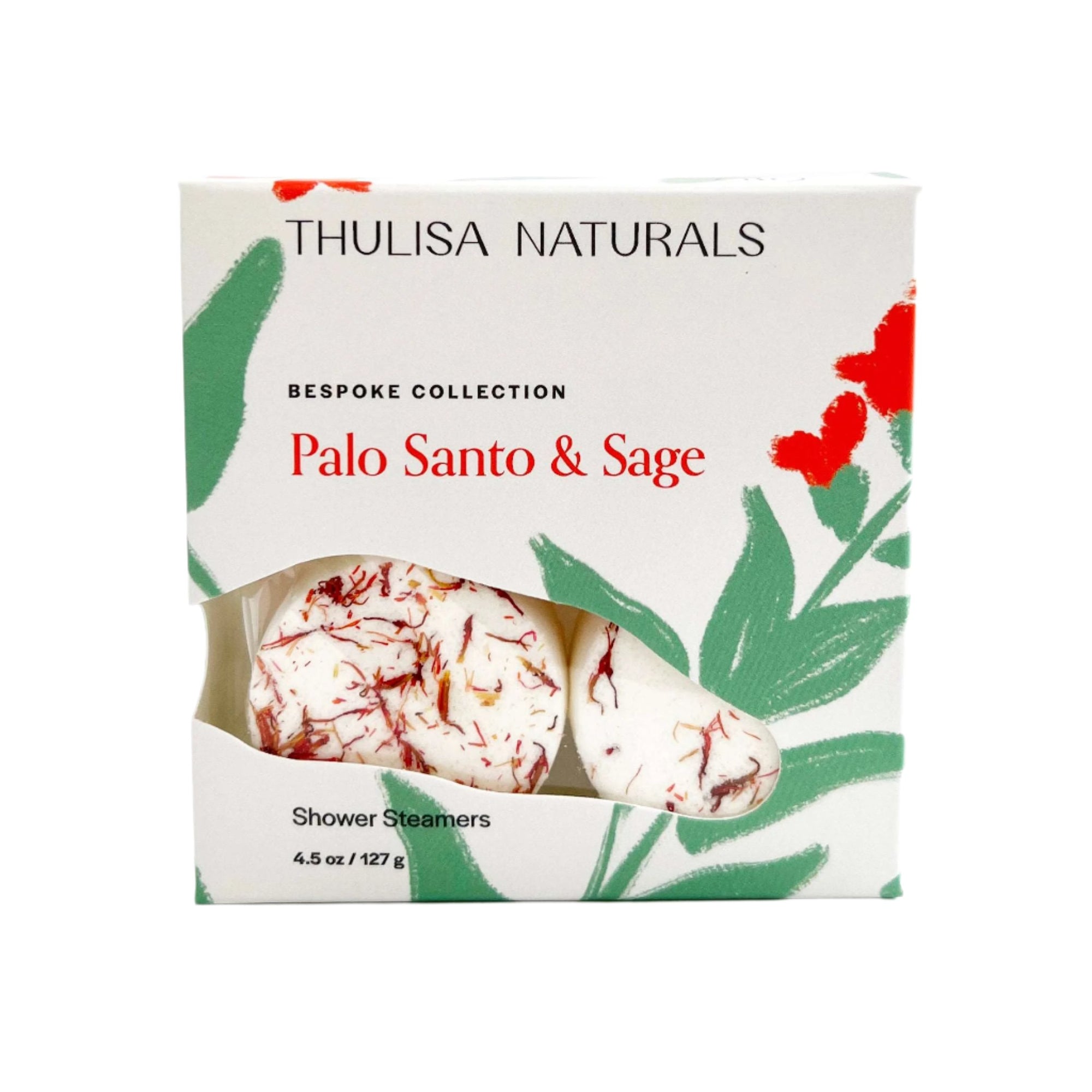 Shower Steamers Palo Santo &amp; Sage - ThulisaNaturals