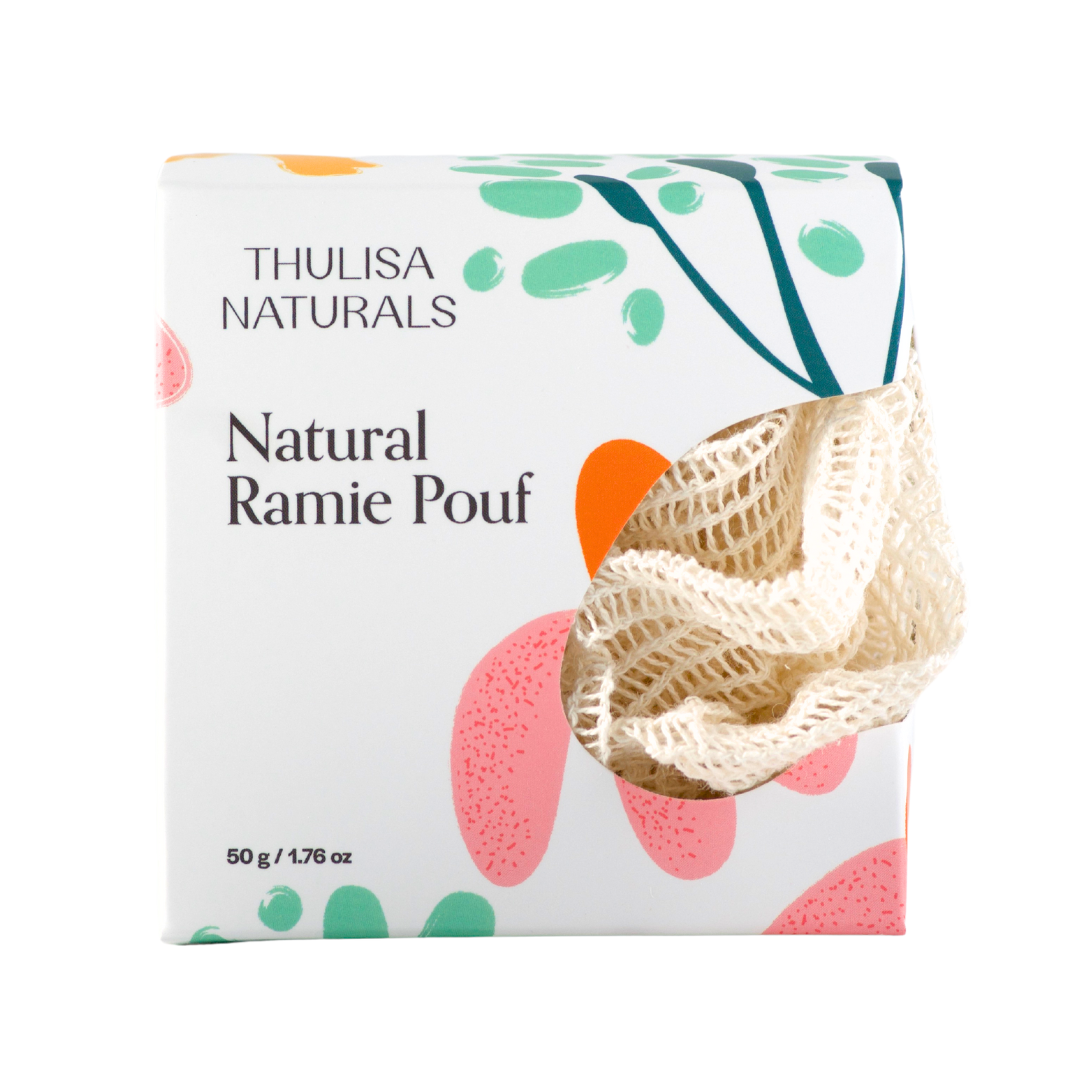 Natural Ramie Shower Pouf - ThulisaNaturals