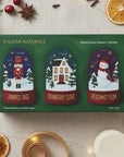 Holiday Shower Steamer Snow Globe Gift Set