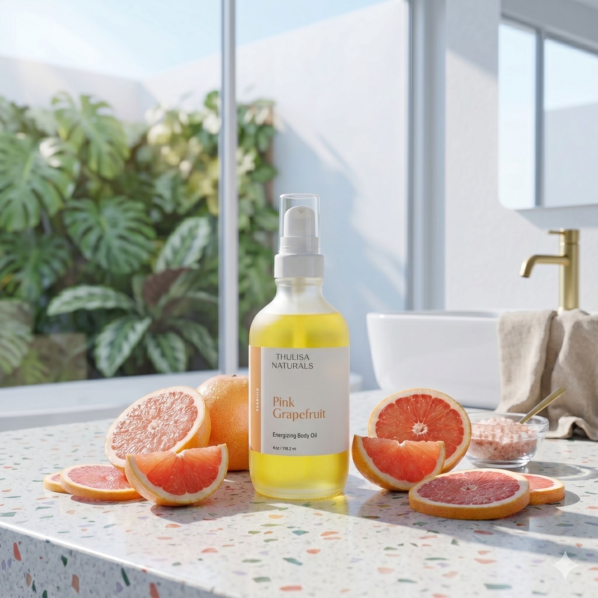 Pink Grapefruit Body Oil - ThulisaNaturals